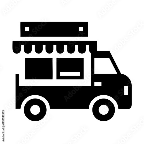 Food truck icon icon