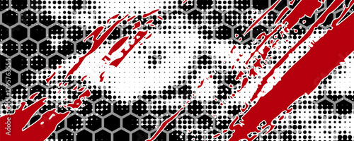 A vector graphic depicting abstract stripe racing designs suitable for vehicle decal wraps, race cars, rally vehicles