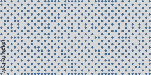 A pattern of blue circles arranged on a light gray background creating a repetitive design visual 100