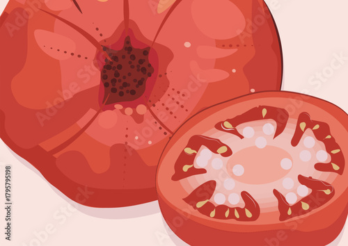 Two tomatos for sald