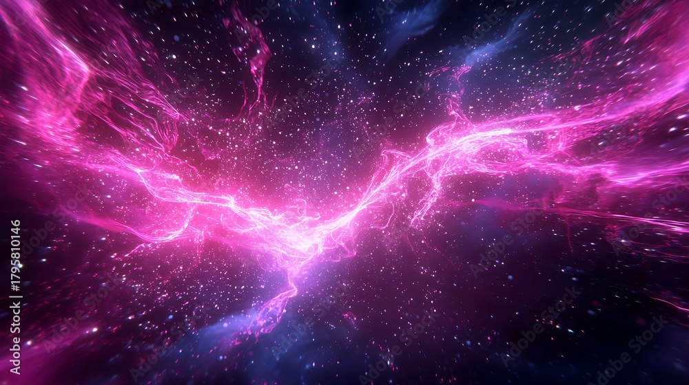 Obraz premium Brilliant space vortex creating celestial motion high resolution picture