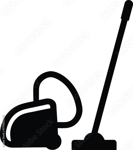Canister Vacuum Cleaner Silhouette 