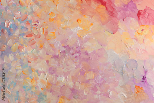 Wallpaper Mural Art oil, acrylic smear blot canvas painting wall. Abstract texture neon, pastel color stain brush stroke texture background. Torontodigital.ca