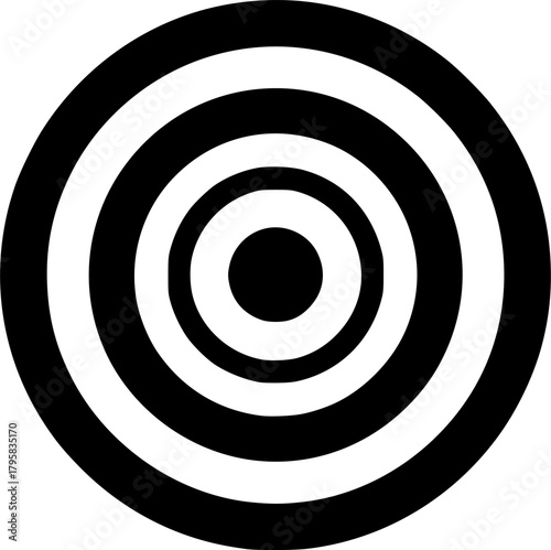 bullseye vector flat icon
