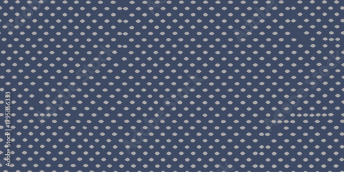 A dark blue background with a pattern of small light blue polka dots evenly distributed across the surface