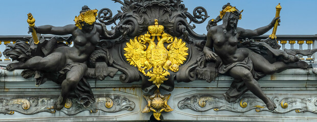 Leinwandbilder Pont Alexandre III Néva-Nymphen Skulptur Pont Alexandre III  © William Vallée