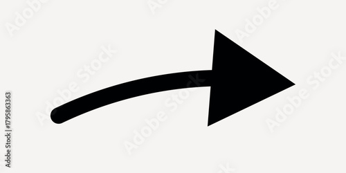 Black arrow collage element vector