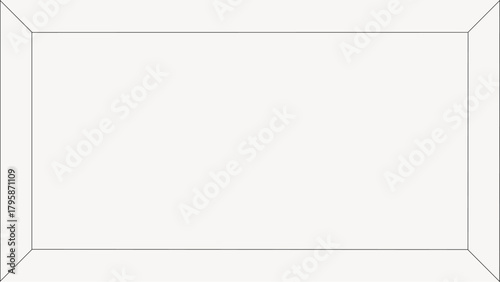 Rectangle beige frame clipart vector