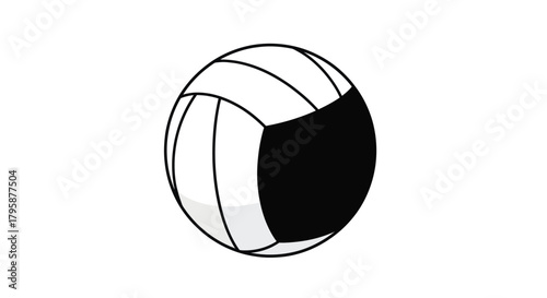 Stylized Volleyball