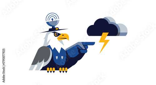 Stylish Eagle Predicts Storm