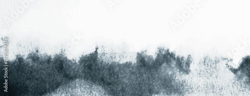 Abstract watercolor background, featuring a black and white background with a textured, smoky effect. The background is artistic and soft. Minimal watercolor paint texture background vector