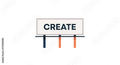 A sign reads "CREATE