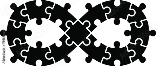 Neurodiversity symbol representing connectivity and inclusivity