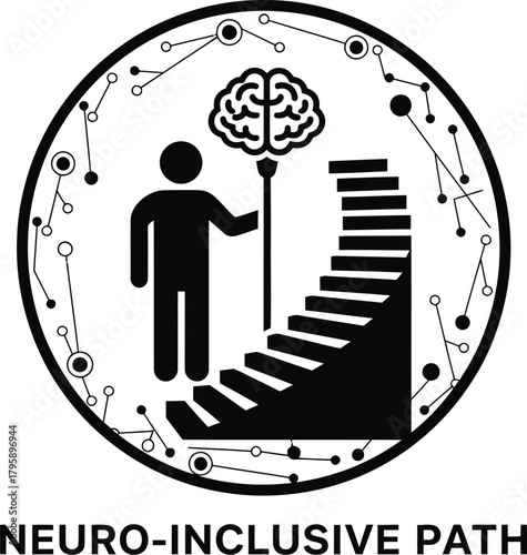 Accessibility icon showing a neuro-inclusive design concept
