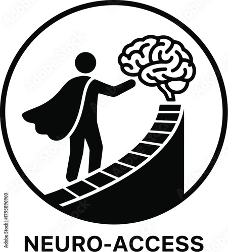 Accessibility icon showing a neuro-inclusive design concept