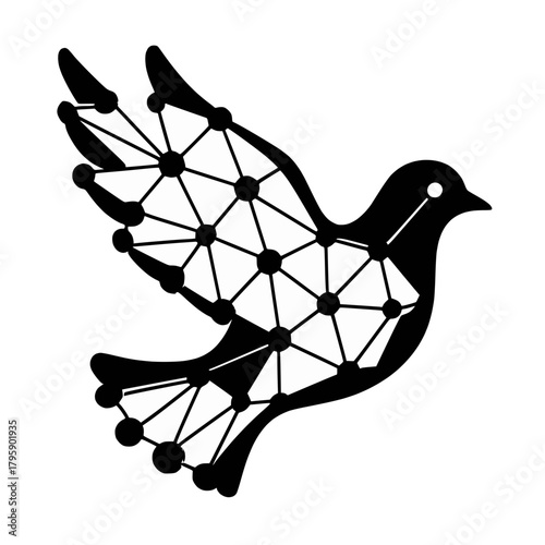 Dove Network Symbol of Social Unity