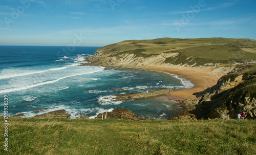 Scenic Coastal Cliffs and Turquoise Ocean Waves
