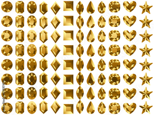 ラインストーン1、1金