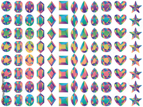 ラインストーン1、21虹濃