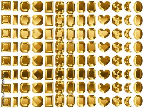 ラインストーン2、1金