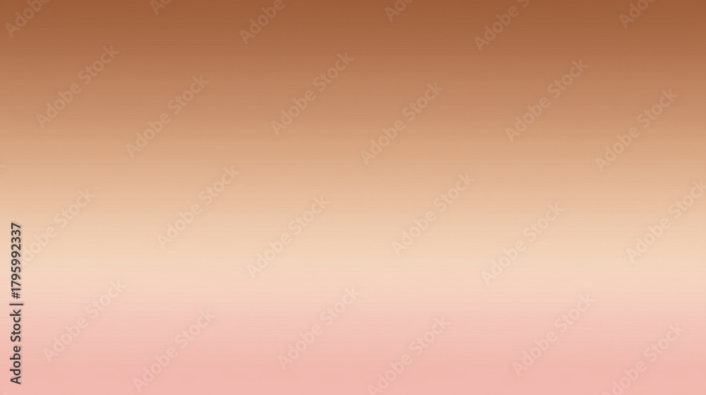 Obraz premium Smooth gradient background showcasing warm hues of peach and subtle beige, ideal for design projects, presentations, and modern art themes
