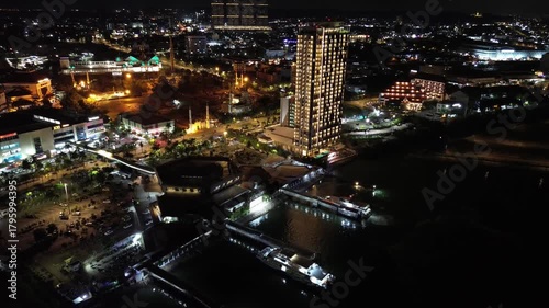 Stunning Night Panoramas, Glittering Metropolitan Cities and Illuminated Waters from Above