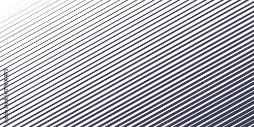Abstract thin lines with halftone effect gradient texture. Vertical modern stripes line background. Simple dark blue line digital