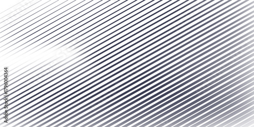 Abstract thin lines with halftone effect gradient texture. Vertical modern stripes line background. Simple dark blue line digital. Mesh effect vector