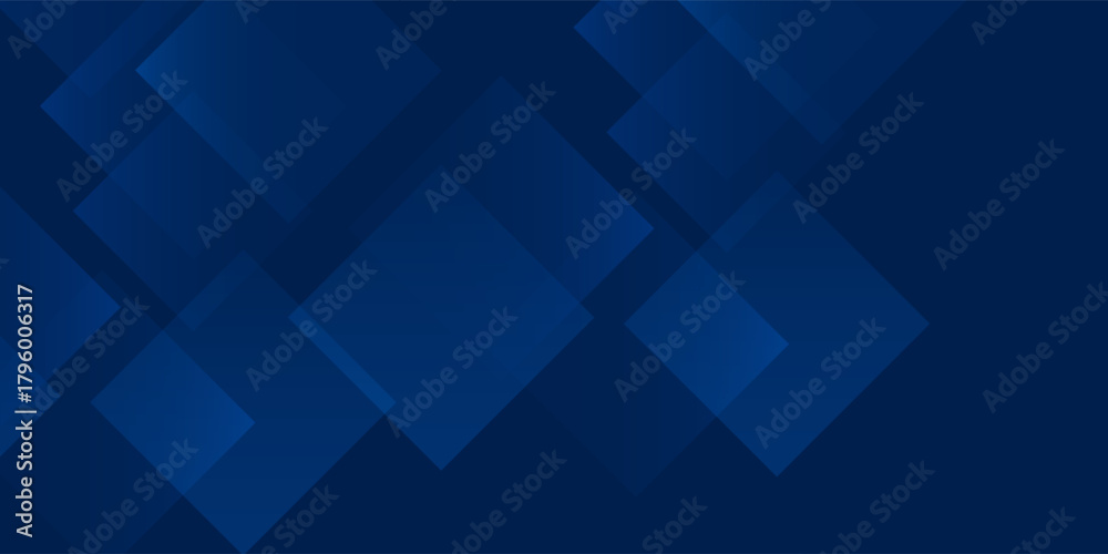 Obraz premium Blue modern element abstract on blue dark background. Modern shapes design. Digital technology concept. Vector illustration