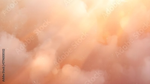 Dreamy Prism Light Texture – Golden Peach Glow Gradient