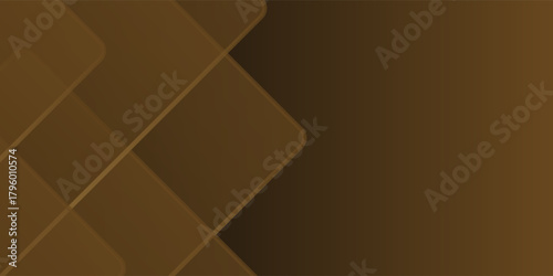 Abstract hexagon soft color with brown and gold gradient background. Luxurious and elegant gold geometric line design. Digital wallpaper