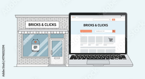 Hybrid Retail Bricks and Clicks Storefront and E-commerce Website