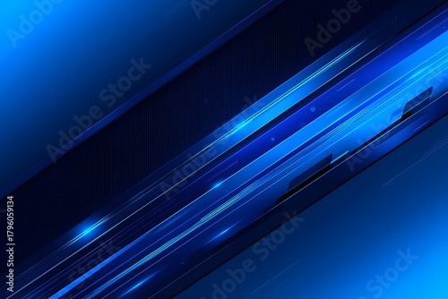 Blue modern tech abstract background