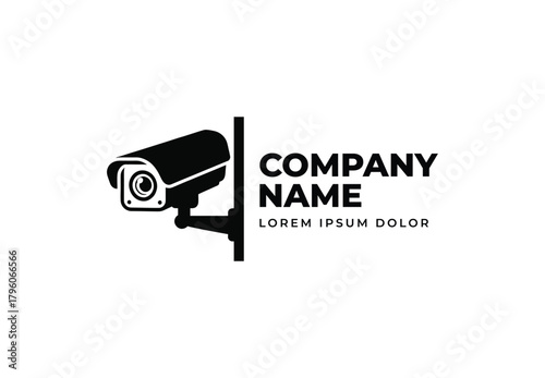 Cctv on the wall Logo design for your company branding