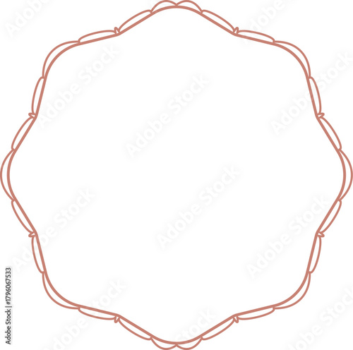 Ornate Geometric Frame Border