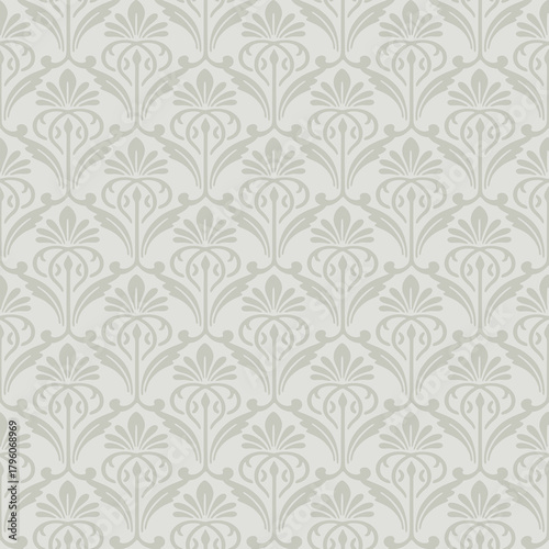 Vintage Damask Seamless Pattern Floral Vector, damask seamless pattern crafted in elegant floral style, showcasing a refined damask seamless pattern for classic decoration,