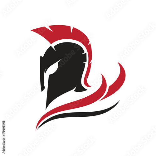 Classic Spartan Icon Illustration