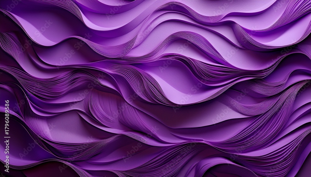 Obraz premium A Vibrant Purple Paper Sea Crinkled With The Stories And Textures Of Countless Unfolding Tales
