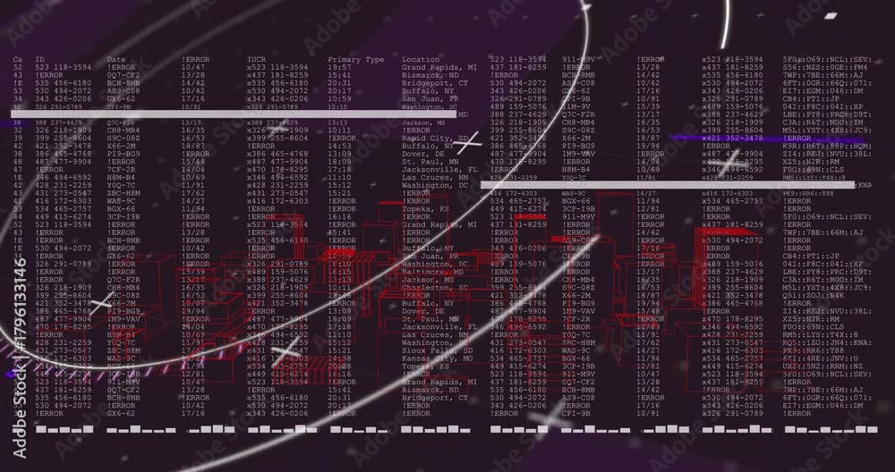 File Sorting Hud Layered HUD sweeping from upper-left and scanning text, showing ...