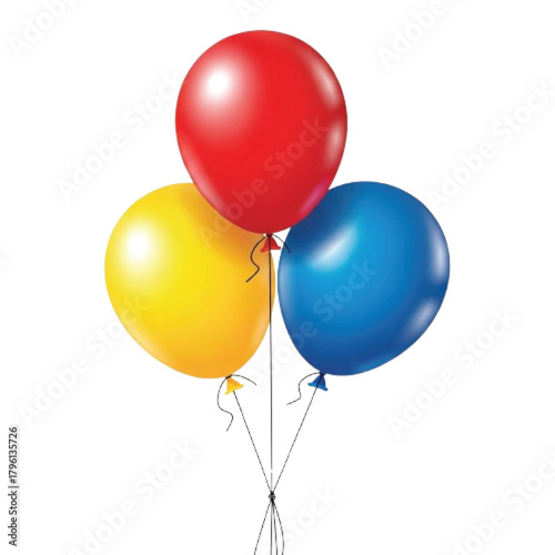 Bunch of colorful balloons for party