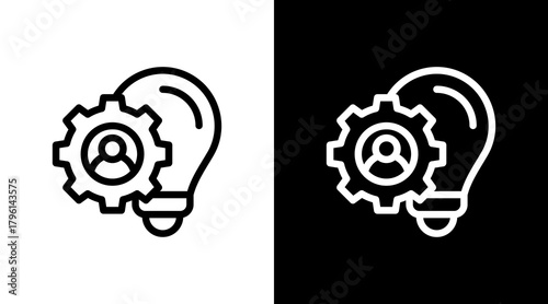 Competency With Icon Set Design