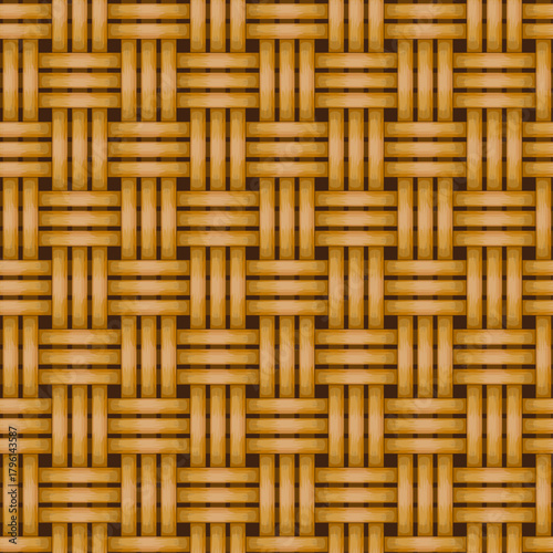 woven basket texture pattern vector design seamless