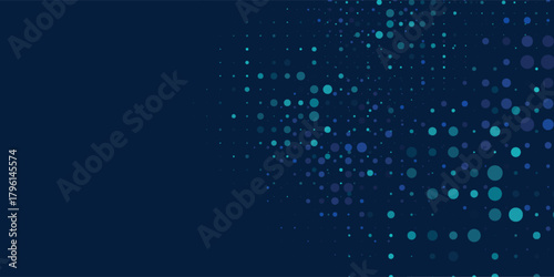 Pixel background. Abstract gradient background. Neon dots. Technological Vector illustration eps10