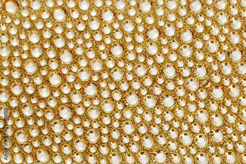 gold rhinestones