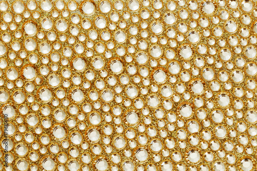 gold rhinestones