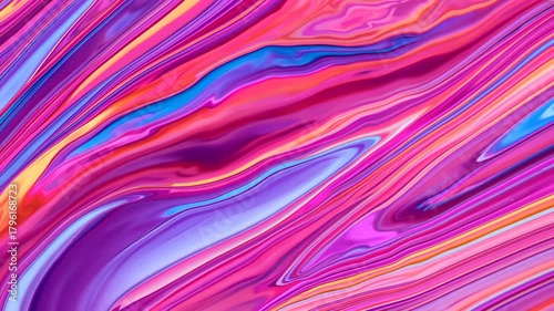 Abstract Vibrant Colorful Liquid Swirl Background Psychedelic Art, Fluid Motion, and Energy