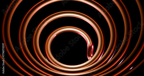 abstract background with spiral Golden Ratio abstract 3d render
