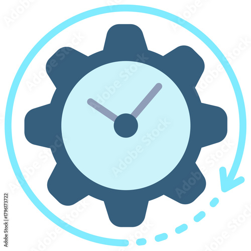 Consistency Mini Illustration Icon. Use For Modern Concept, Print, Ui, Ux Kit, Web And App Development. Vector Related To Business Finance, Management And More