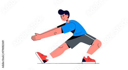 A Person Performing Stretches, Warming Up Before an Exercise Routine and Staying Active
