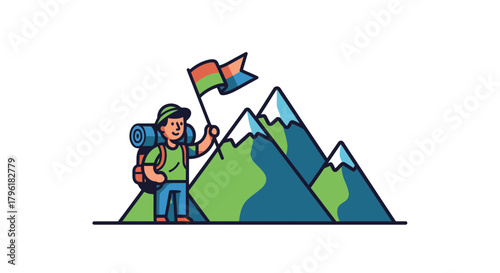 Achieving Peak Success: A Symbol Of Triumph In The Face Of Challenges